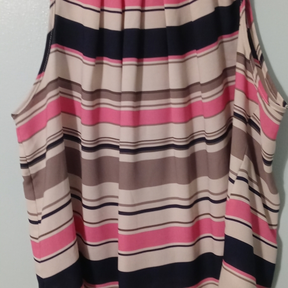 Willi Smith Tank Top with Grey Black Pink Stripes Size XL - Picture 2 of 10